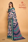 Ashwem Vol 7 By Kashvi Dull Moss Viscose Printed Daily Wear Sarees Wholesale Price In Surat
